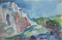 Пейзаж от Комщица, 1981